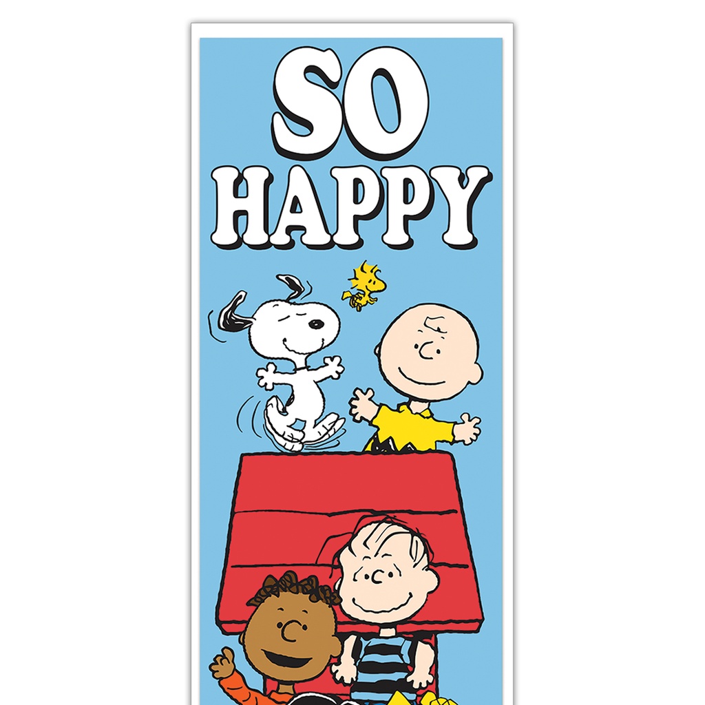 Peanuts So Glad You Are Here! Banners  Vertical