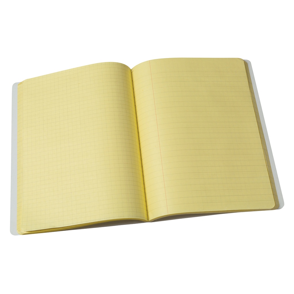 Yellow Dual Ruled Composition Book