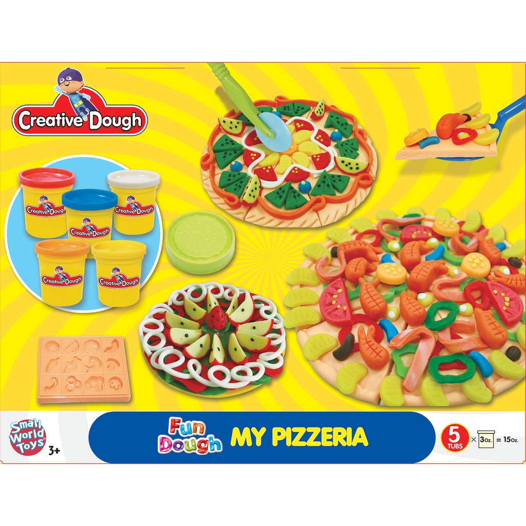 Creative Dough Fun Dough Activity Set - My Pizzeria