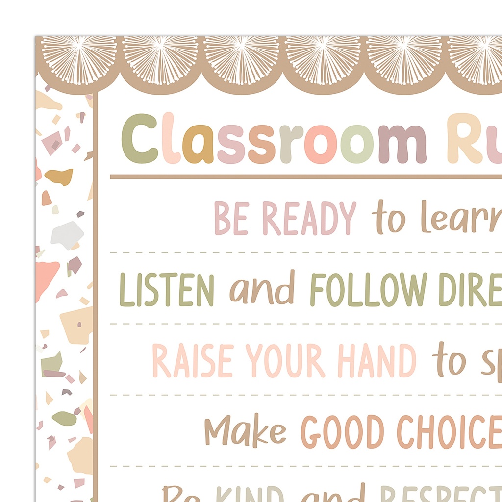 Terrazzo Tones Class Rules Chart