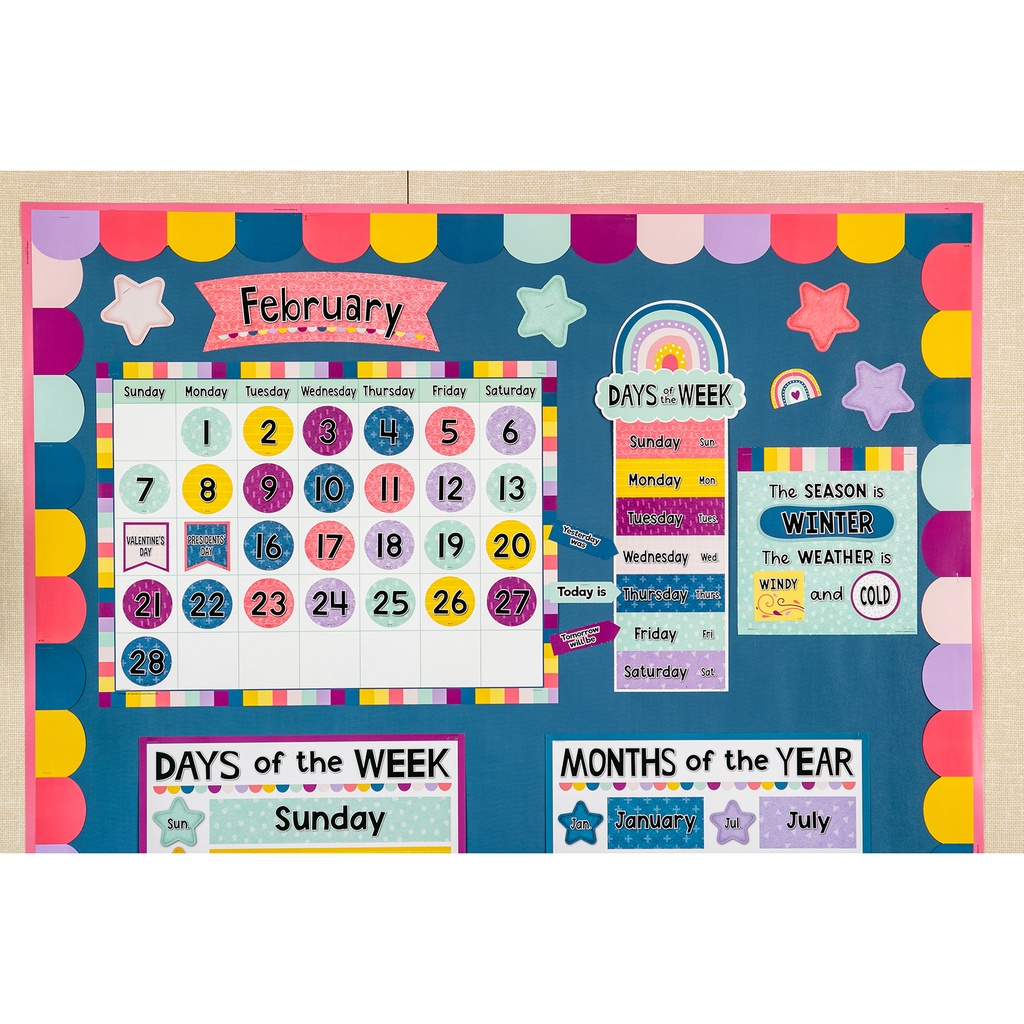 Oh Happy Day Calendar Bulletin Board