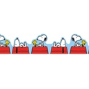 Peanuts Snoopy on Doghouse Deco Trim®  Extra Wide