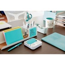 White Post It Steel Top Pop Up Note Dispenser