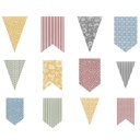 Classroom Cottage Pennants Accents  Assorted Sizes