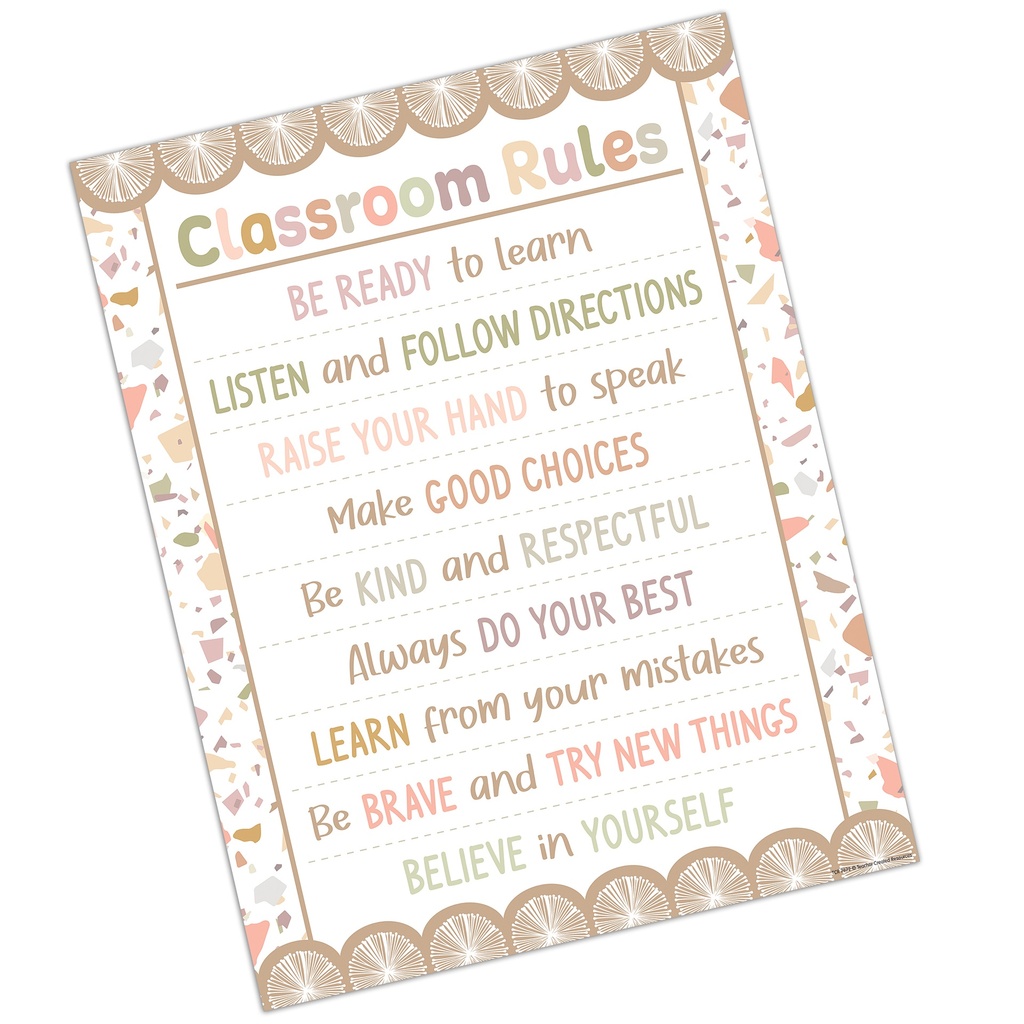 Terrazzo Tones Class Rules Chart