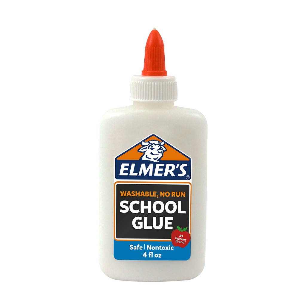 Washable School Glue, 4 oz. Bottle, Pack of 12