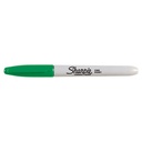 Fine Point Permanent Marker, Green, Box of 12