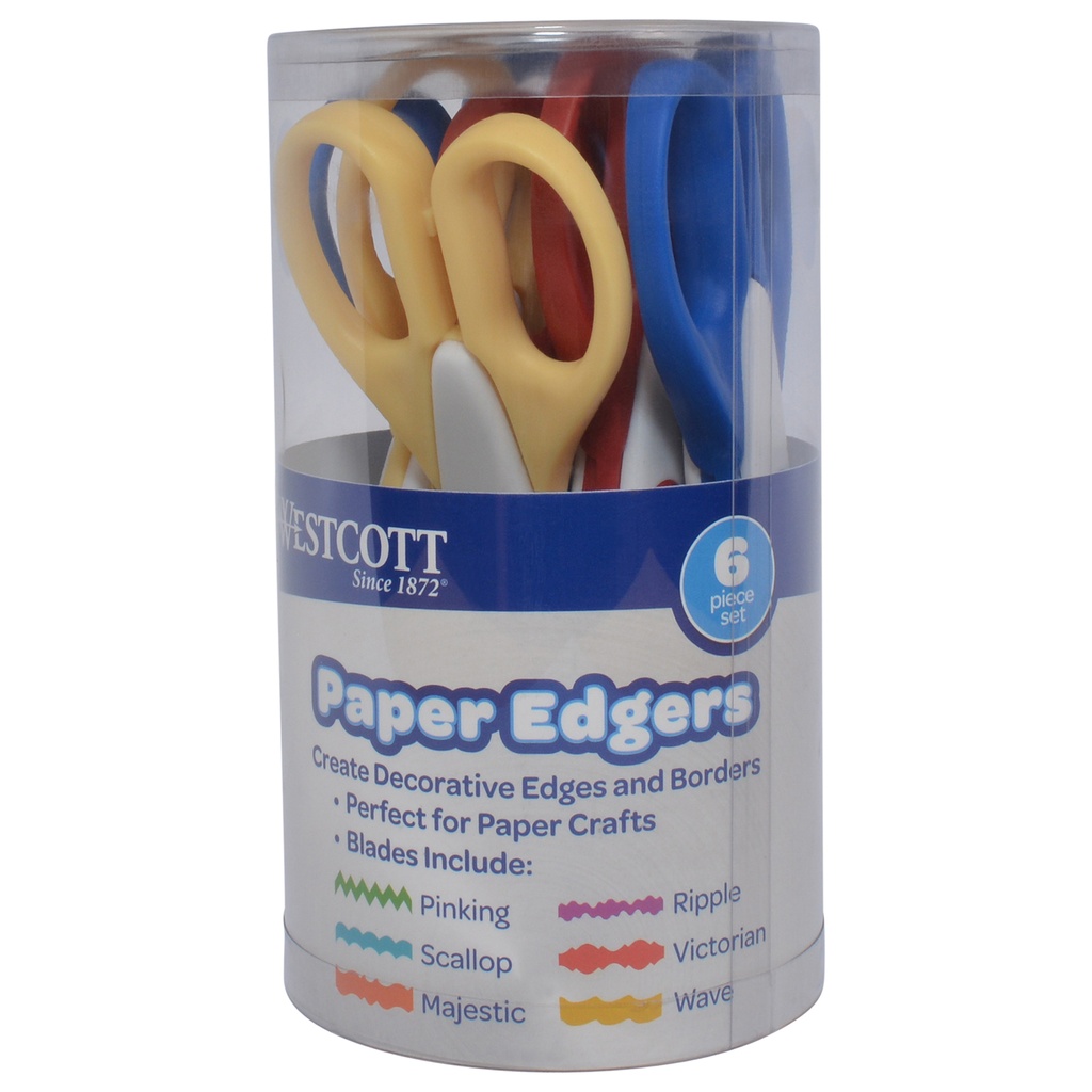 Paper Edgers Scissors Set of 6