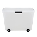 Clear 15 Gallon Rolling Storage Box