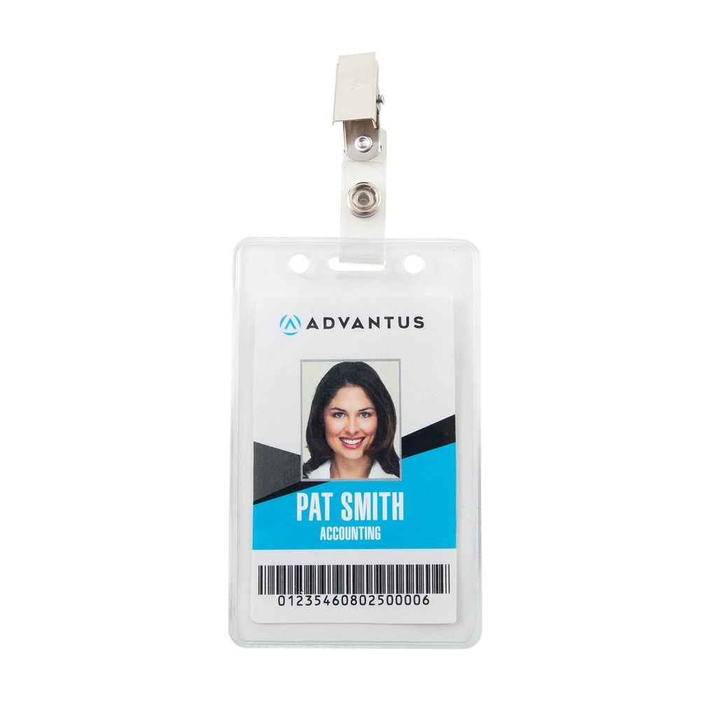 Proximity Vertical Clear Badge Holders Pack of 50