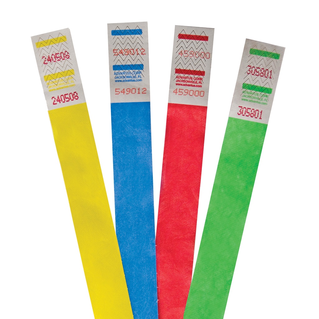 Green Tyvek® Wristbands Pack of 500