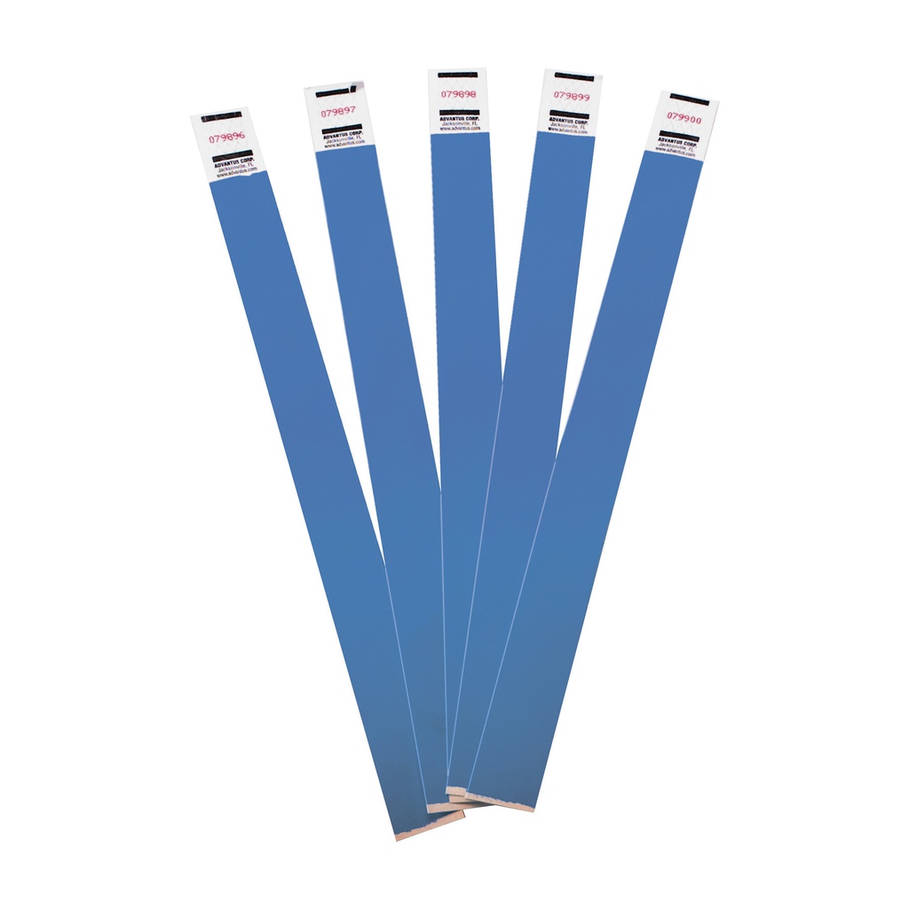 Blue Tyvek® Wristbands Pack of 500