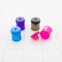 Assorted Single Hole Sharpener with Round Receptacle Pack of 24