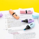 4 Color Mini Desk Style Pastel Highlighters 12 Packs