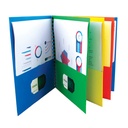 Assorted 8-Pocket Folder