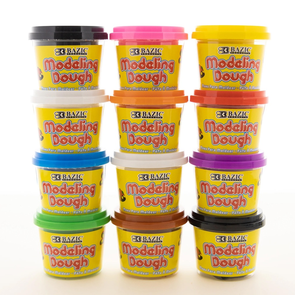 4 oz Primary Color Modeling Dough Pack of 4