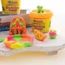 4 oz Fluorescent Color Modeling Dough Pack of 4