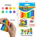 8 Primary Colors Modeling Clay Sticks 4.8 oz 