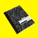 Black Marble Wide Ruled Composition Book 100 Sheets