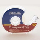 Transparent Tape with Dispenser 3/4" x 1296"