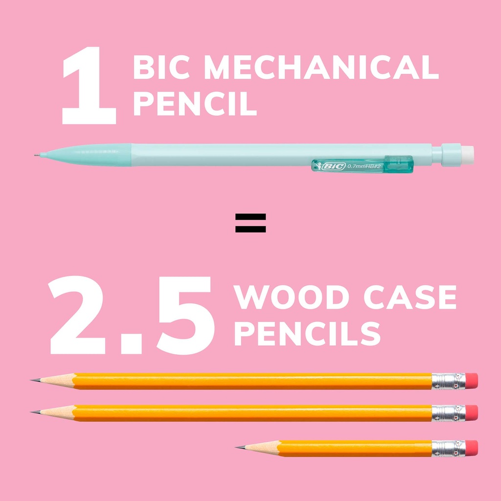 Pastel Mechanical Pencil Xtra Life 40 Count