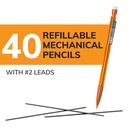 Assorted Mechanical Pencil Xtra Life 40 Count