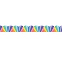 We Stick Together Rainbow Burst Scalloped Bulletin Board Borders