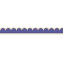 We Stick Together Pop of Purple Scalloped Bulletin Board Borders