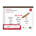 Letters & Learn 11" x 8-1/2" Handwriting Tablet 40 Sheets Pack of 6