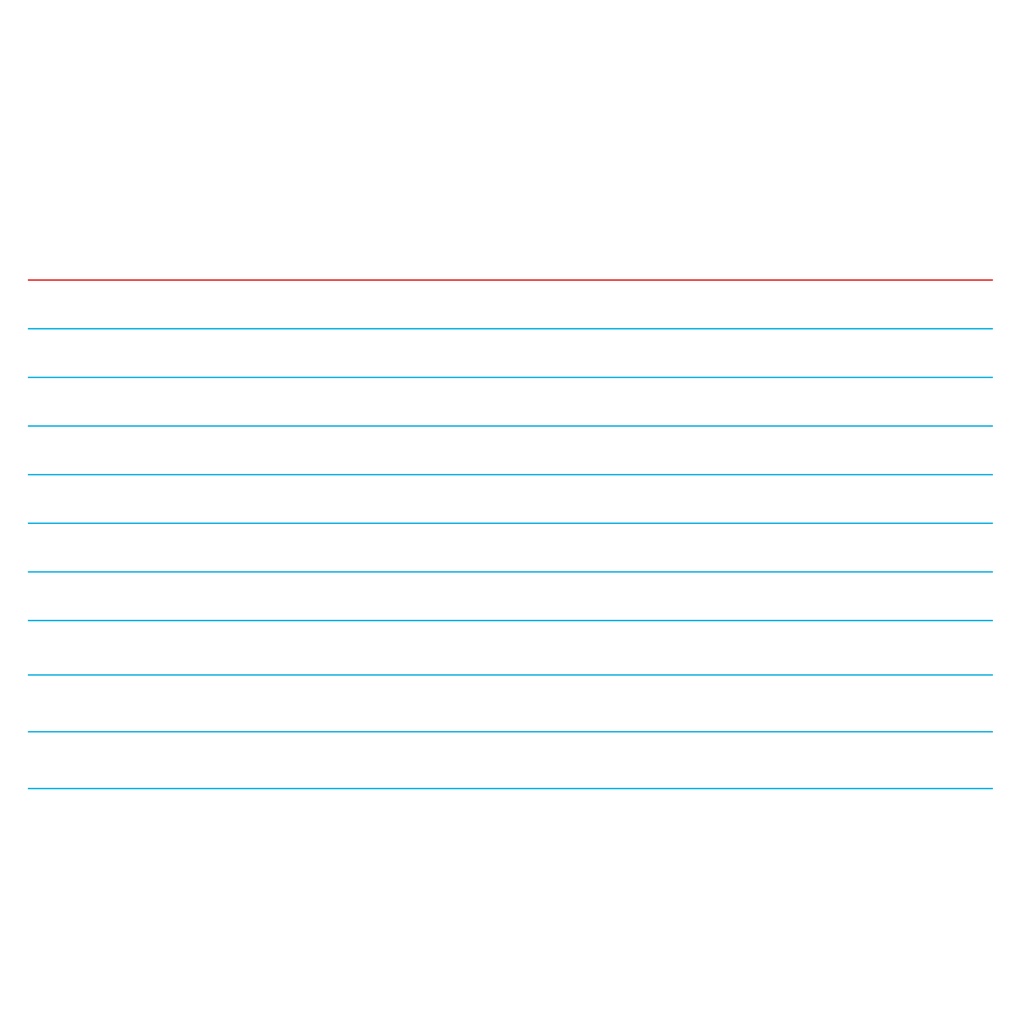 White 3" x 5" Index Cards Pack of 100