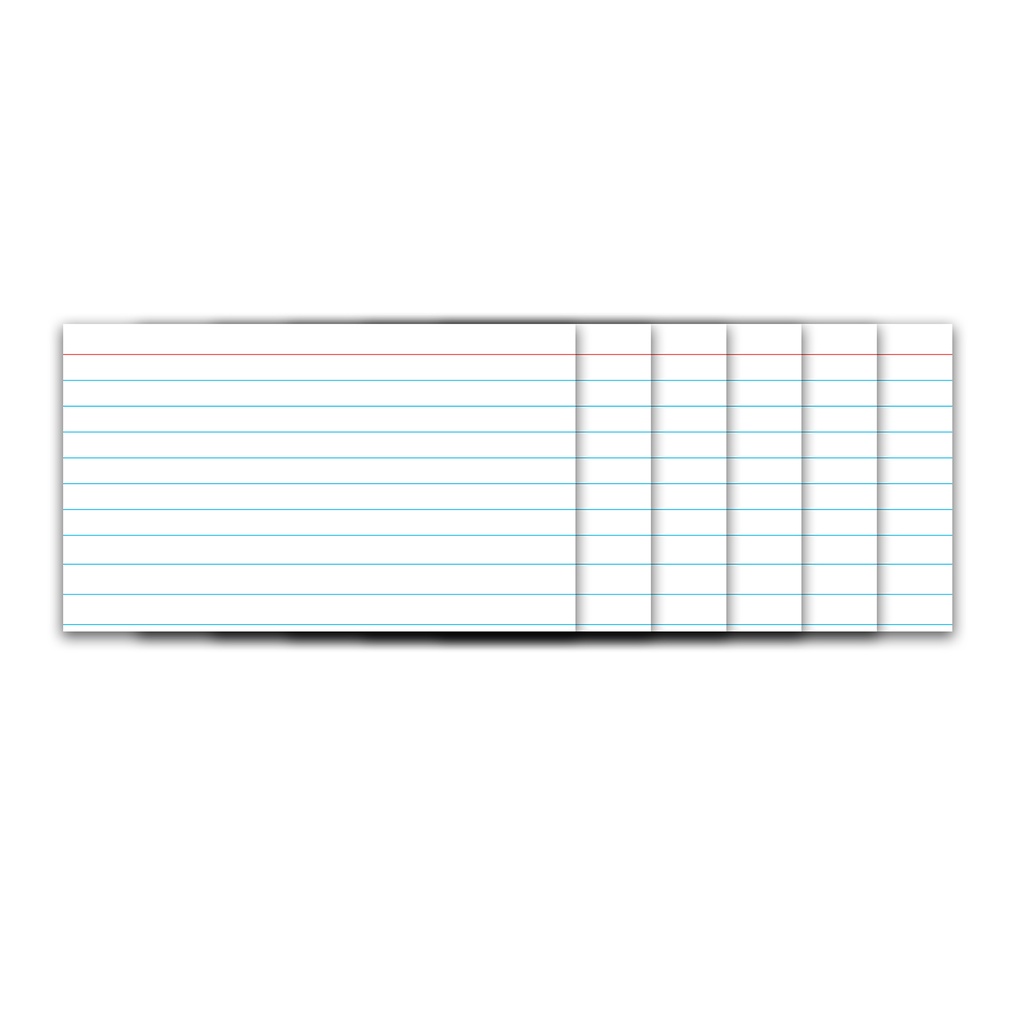 White 3" x 5" Index Cards Pack of 100