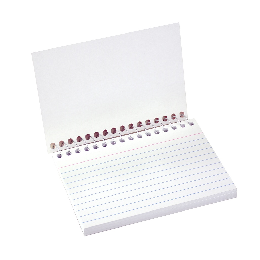 Spiral Bound 3" x 5" Ruled Index Card Notebook