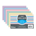 Assorted 3" x 5" Ruled Index Cards 10 Packs of 100