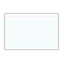 White 4" x 6" Ruled Index Cards 10 Packs of 50