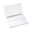 4" x 6" Ruled Spiral Bound Index Card Notebook