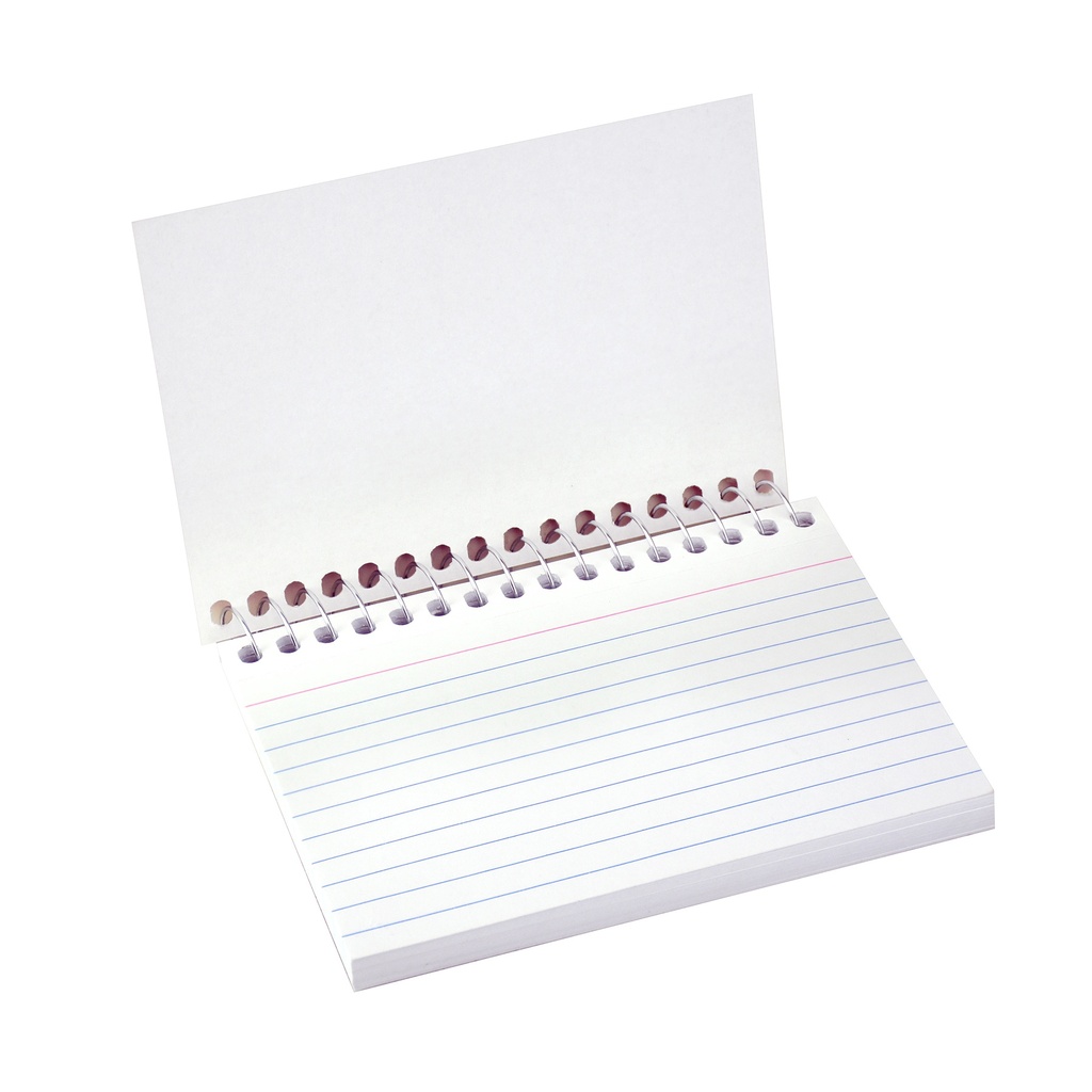 4" x 6" Ruled Spiral Bound Index Card Notebooks Pack of 10