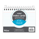 4" x 6" Ruled Spiral Bound Index Card Notebooks Pack of 10