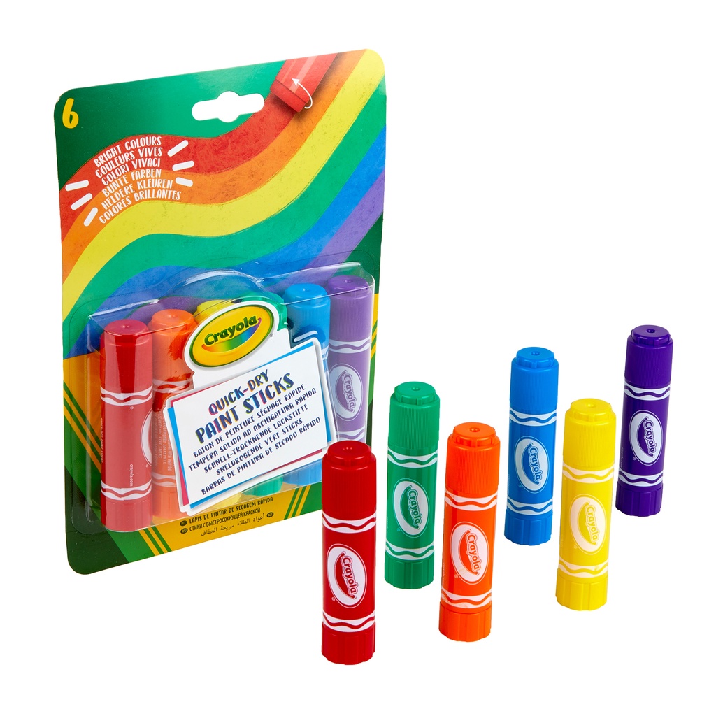 6 Color Project™ Quick-Dry Paint Sticks 6 Packs