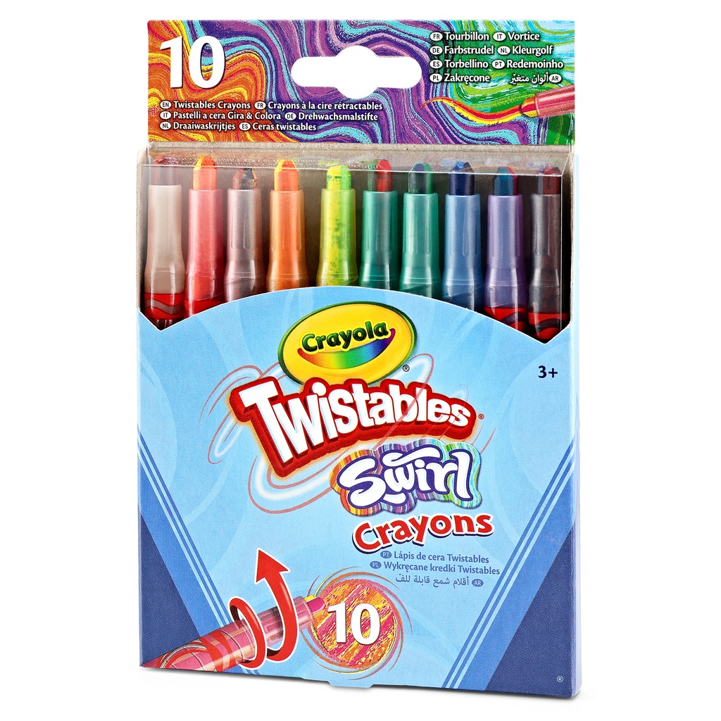 SWIRL Mini Twistable Crayons 10 Count