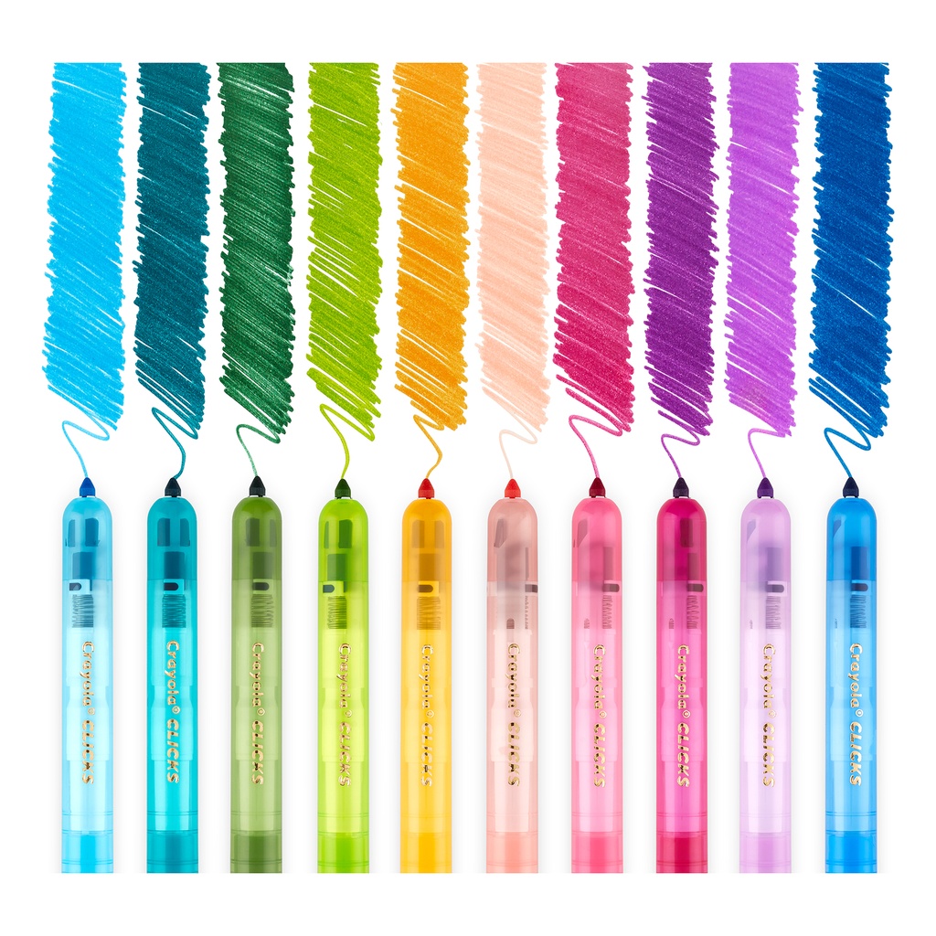 Bold/Bright Washable CLICKS Retractable Markers 10 Count