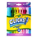 Bold/Bright Washable CLICKS Retractable Markers 10 Count