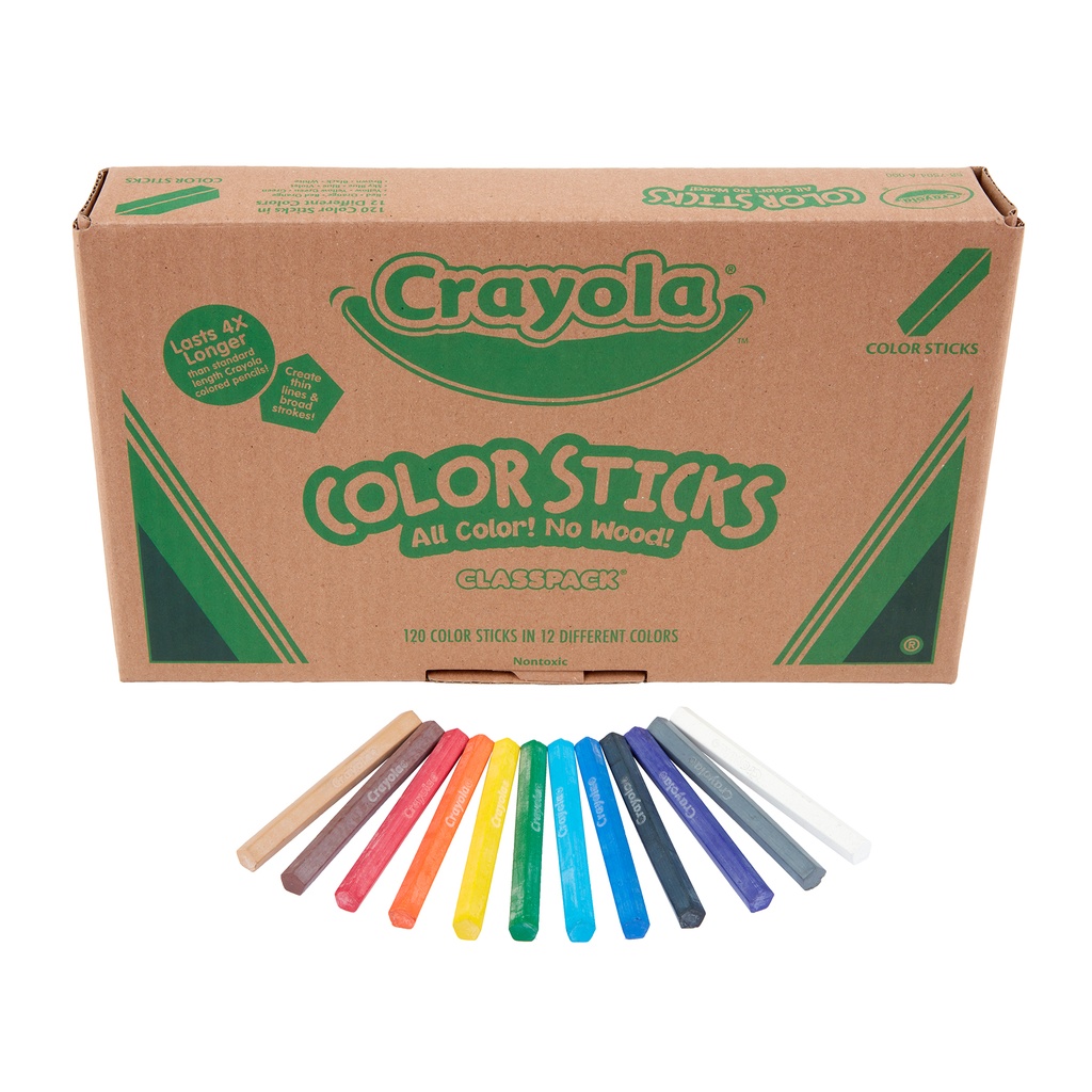 Color Sticks Classpack 120 Count