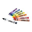 Washable Tripod Grip Crayons 8 Count