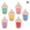 Krafty Pop! Boba Cups 6" Designer Cut-Outs Pack of 36