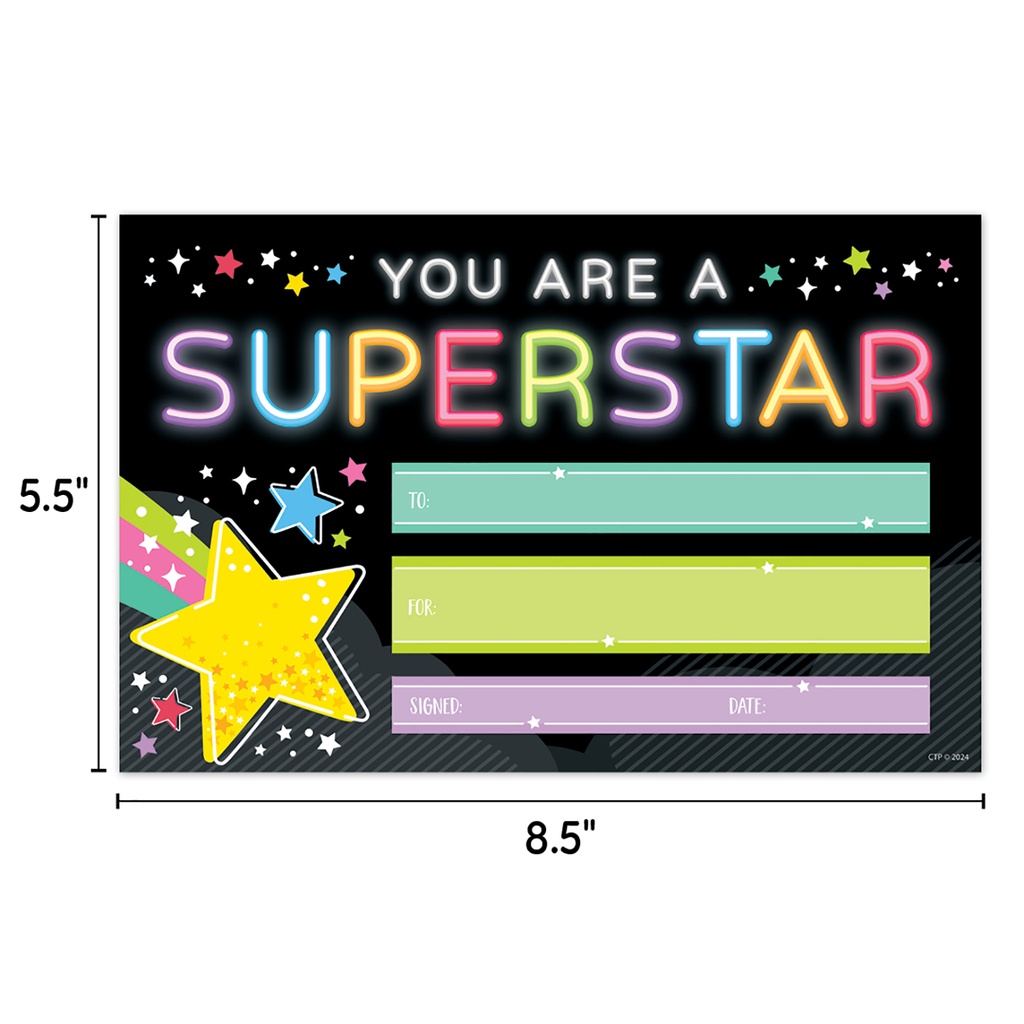 Star Bright Superstar Awards Pack of 30