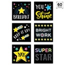 Star Bright Reward Stickers Pack of 60