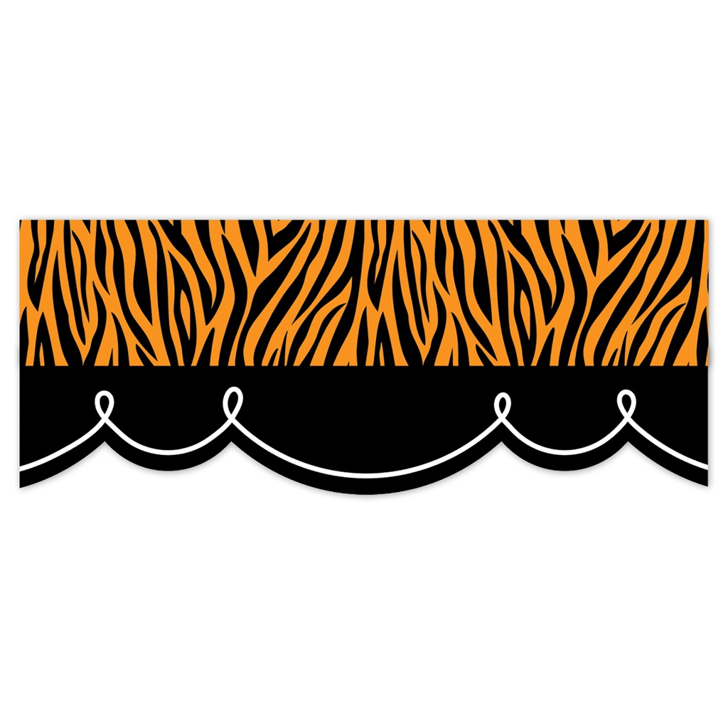 Jungle Friends Tiger Stripes EZ Border 48 Feet