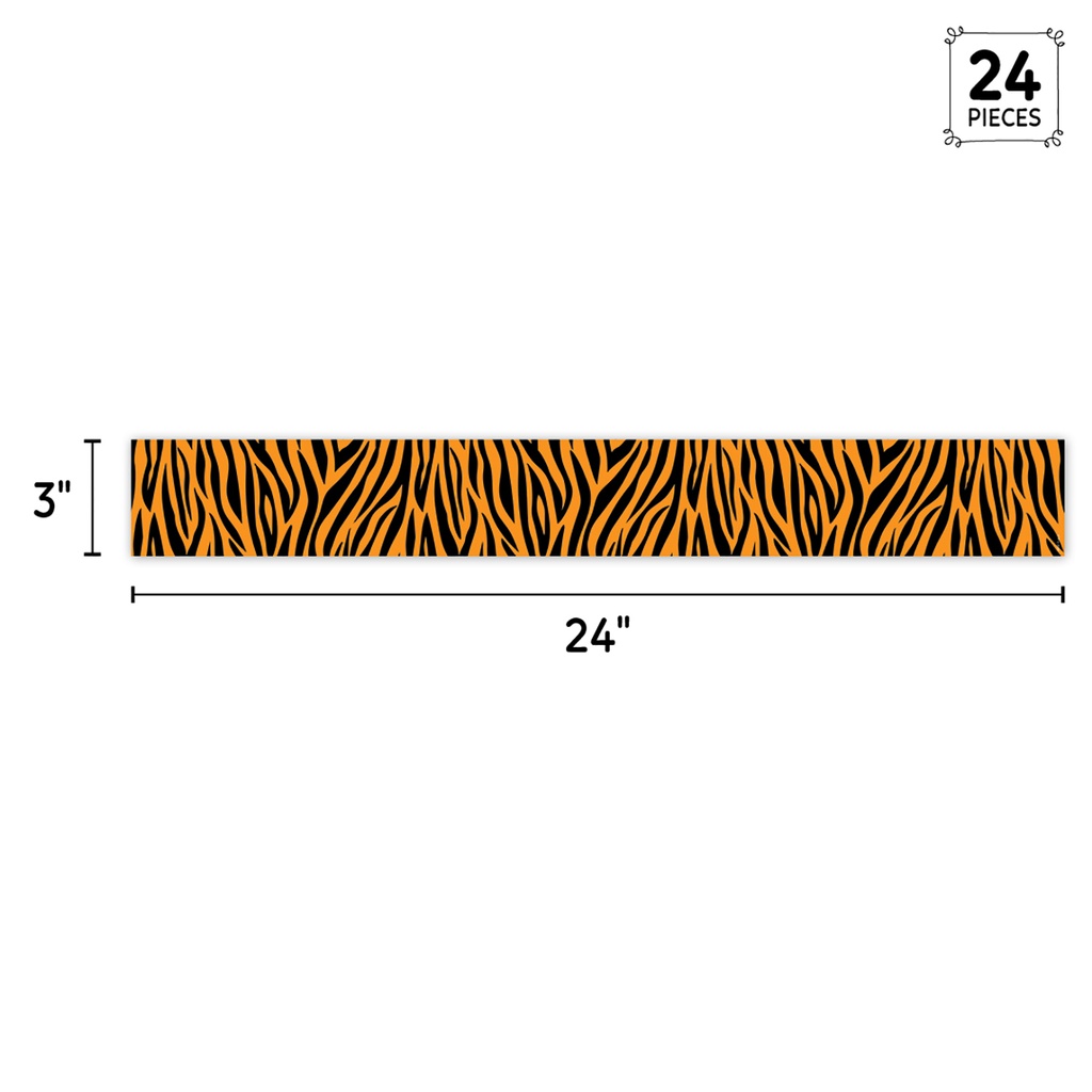 Jungle Friends Tiger Stripes EZ Border 48 Feet