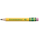 My First® Yellow Large Triangle Barrel Short Wooden Sharpened Pencils with Eraser 12 Count