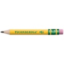 My First® Yellow Large Triangle Barrel Short Wooden Sharpened Pencils with Eraser 36 Count